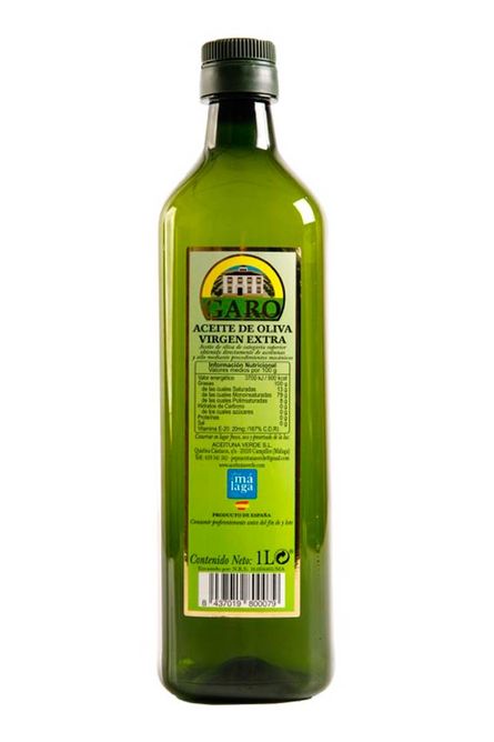 Aceituna Verde aceite extra virgen